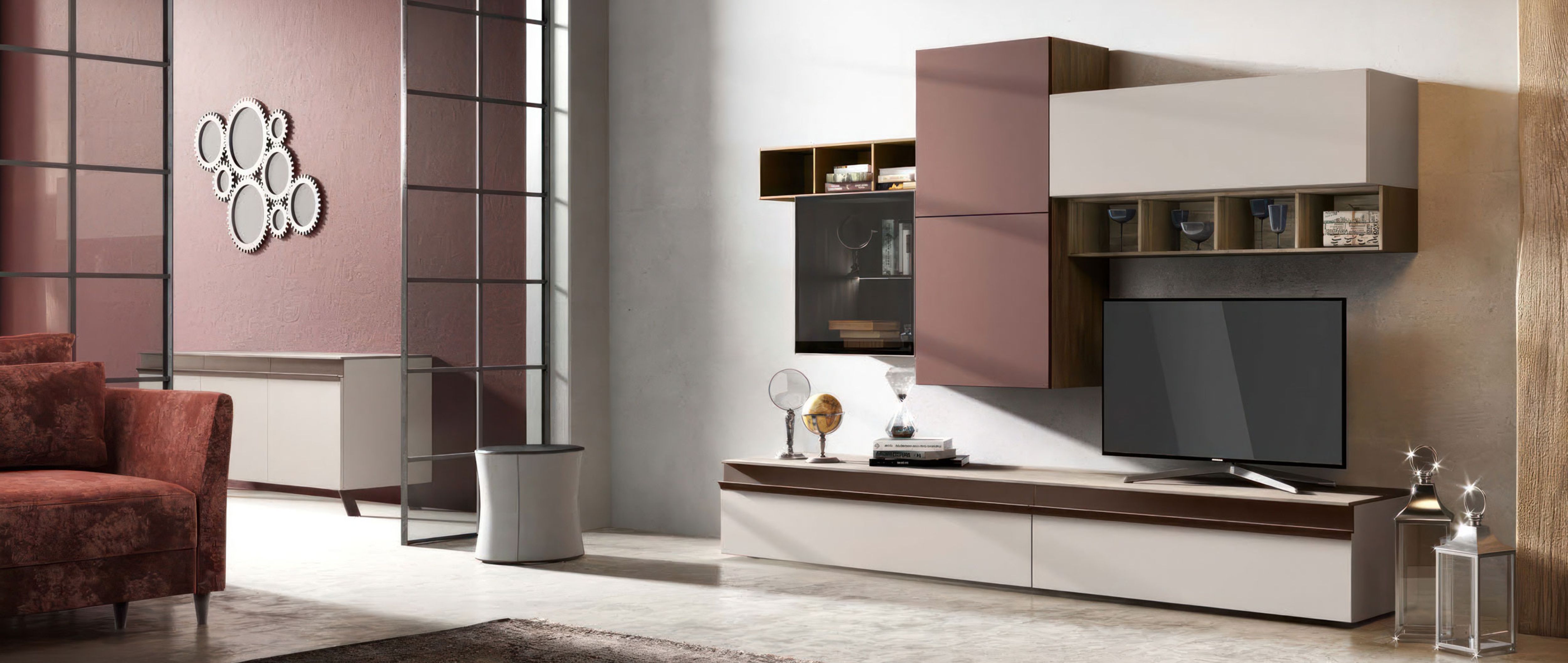 Rossini Cucine Living Collection - Living Spaces Italian Furniture