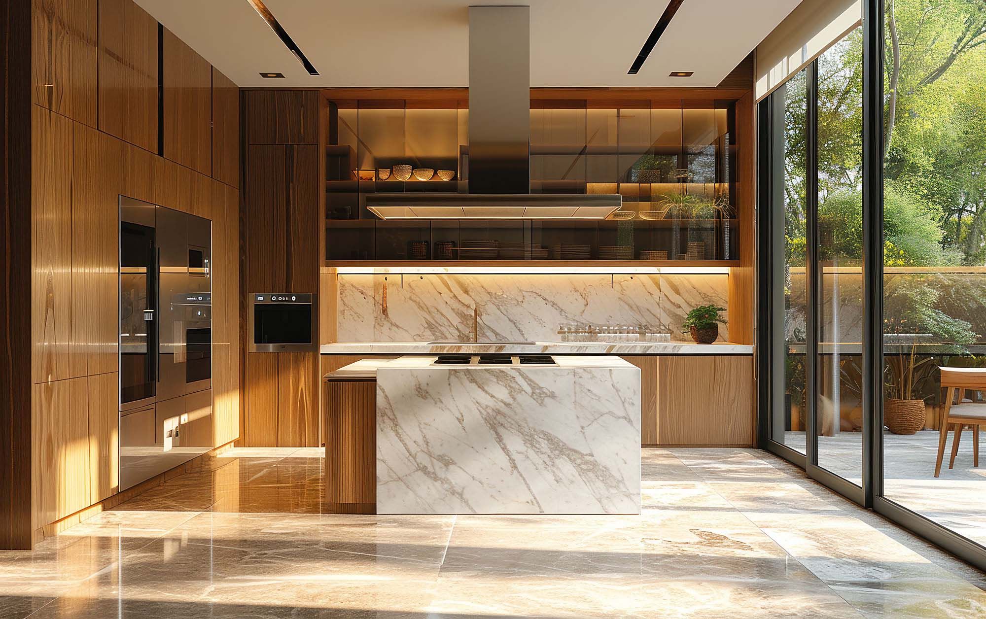 High-end kitchen finishes